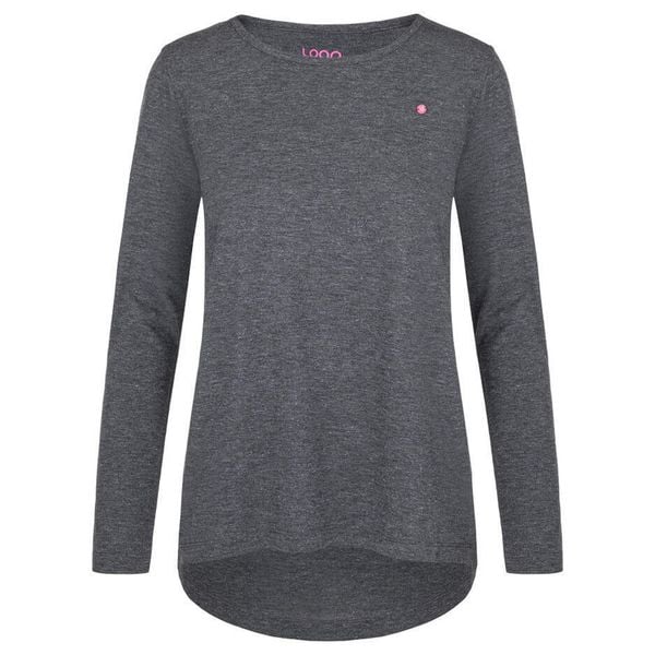 Koszulka damska LOAP Bavaxa czarna 2XL - Bawełna i komfort. Czarne t-shirty damskie Lowa, xl, bez wzorów, z bawełny, bez kołnierzyka. Za 91.00 zł.