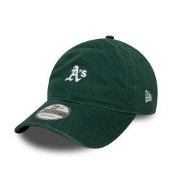 Czapka baseballowa 9Twenty Oakland Athletics Washed Mini Logo DKG. Zielone czapki męskie New Era, bez wzorów, casualowe. Za 122.45 zł.