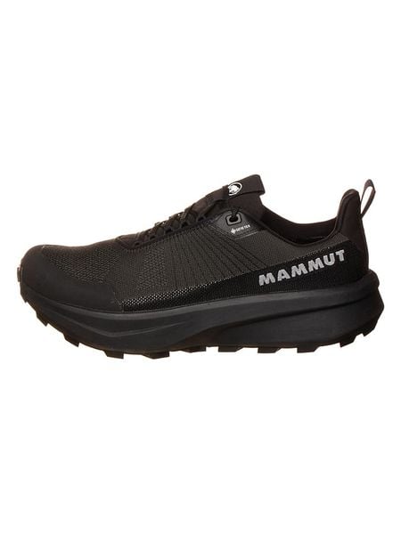 Mammut Buty trekkingowe "Aenergy Mtn Low GTX" w kolorze czarnym rozmiar: 44. Czarne buty trekkingowe męskie Mammut, z gore-texu, bez zapięcia, outdoorowe, gore-tex. Za 369.95 zł.