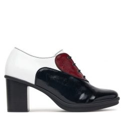 Półbuty Fly London. Półbuty damskie Fly London, bez wzorów, bez obcasa, na obcasie. Za 749.99 zł.