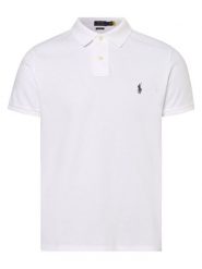 Polo Ralph Lauren koszulka polo Mężczyźni Bawełna biały, L. Białe koszulki polo męskie Polo Ralph Lauren, l, bez wzorów, z bawełny, bez ramiączek. Za 649.95 zł.