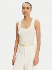 JACQUEMUS Top 241JS158-2032 Écru Regular Fit. Topy damskie JACQUEMUS, xs, bez wzorów, z bawełny, bez kołnierzyka. Za 539.99 zł.