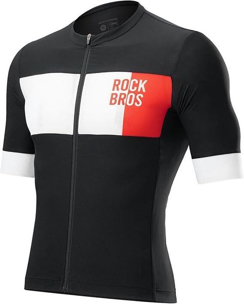 Koszulka rowerowa męska Rockbros 15120031 z krótkim rękawem. Białe t-shirty sportowe męskie ROCKBROS, l, z elastanu, bez ramiączek, na fitness i siłownię. Za 175.00 zł.