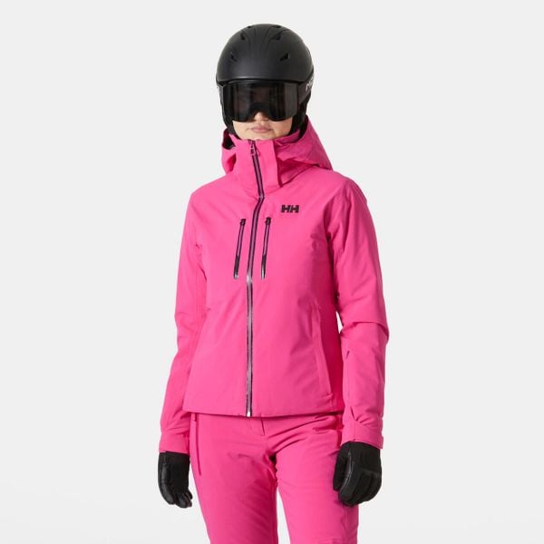 Damska kurtka narciarska Helly Hansen Alphelia Lifaloft. Czerwone kurtki narciarskie i snowboardowe damskie Helly Hansen, bez wzorów, bez kaptura, narciarskie. W wyprzedaży za 2,025.00 zł.