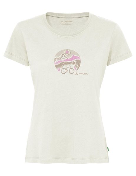 Koszulka damska rowerowa V. Białe bluzki sportowe damskie Vaude, s, z bawełny, bez kołnierzyka, bez ramiączek. Za 189.00 zł.