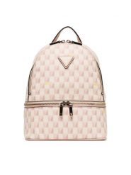 Guess Plecak TWLW96 76032 Różowy. Czerwone plecaki damskie Guess, z aplikacjami, ze skóry. Za 439.99 zł.