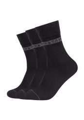 3 pack Męskie Skarpety MUSTANG black MU31039 – 9999. Czarne skarpetki męskie Mustang, bez wzorów. Za 69.99 zł.