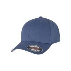 Czapka bejsbolówka Flexfit Wooly Combed. Niebieskie czapki męskie FLEXFIT, bez wzorów, z bawełny, sportowe. Za 67.65 zł.