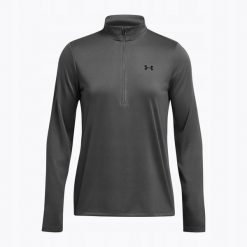 Bluza Damska Sportowa Rozpinana Under Armour Tech 1/2 Zip- Solid. Szare kurtki do biegania damskie Under Armour, xl, bez wzorów, bez kaptura. Za 199.99 zł.