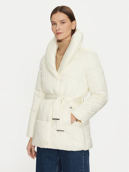 U.S. Polo Assn. Kurtka puchowa WUP1216 Biały Relaxed Fit. Białe kurtki damskie U.S. Polo Assn., l, bez wzorów, z puchu, bez kaptura. Za 499.99 zł.