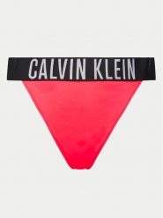 Calvin Klein Swimwear Dół od bikini KW0KW02665 Czerwony. Czerwone bikini damskie Calvin Klein Swimwear, bez wzorów. Za 129.99 zł.