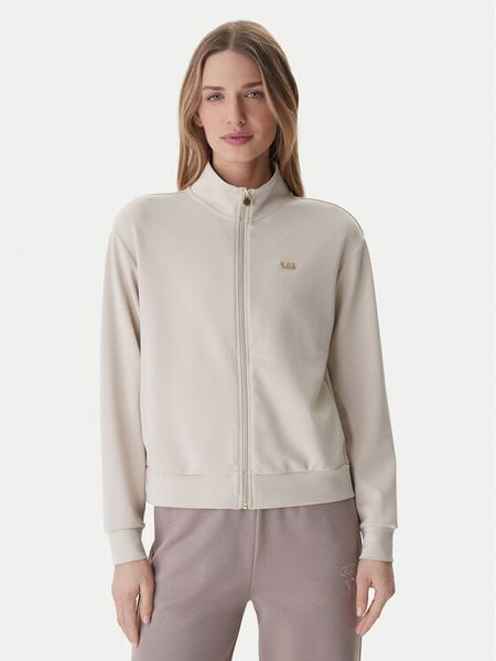 EA7 Emporio Armani Bluza 7W000191 AF12643 Beżowy Regular Fit. Brązowe bluzy bez kaptura damskie EA7 Emporio Armani, xxl, z syntetyku. Za 649.99 zł.