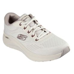 Buty Skechers Arch Fit 2.0 232700-OFWT białe. Białe buty sportowe na co dzień męskie bez zapięcia. Za 585.80 zł.