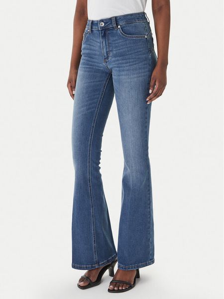 Liu Jo Jeansy UA6015 D0318 Granatowy Flare Fit. Niebieskie jeansy damskie Liu Jo. Za 559.99 zł.