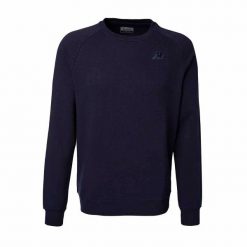 Bluza Kappa Caimali Swt. Niebieskie bluzy bez kaptura męskie Kappa, m, z bawełny. Za 238.00 zł.