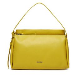 Torebka Calvin Klein. Żółte torebki klasyczne damskie CALVIN KLEIN, bez wzorów, bez dodatków. Za 749.99 zł.
