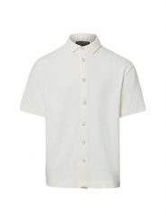 Marc O'Polo koszula z dzianiny Mężczyźni Regular Fit Bawełna biały, M. Białe koszule męskie Marc O´Polo, na lato, m, bez wzorów, z bawełny, bez kołnierzyka, bez ramiączek. Za 379.95 zł.