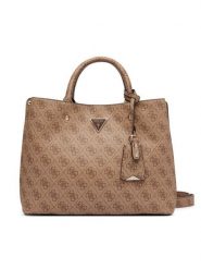 Guess Torebka Meridan II HWSG69 74060 Beżowy. Brązowe torebki klasyczne damskie Guess, z aplikacjami, ze skóry, bez dodatków. Za 674.99 zł.