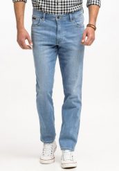 WRANGLER TEXAS SLIM MĘSKIE SPODNIE JEANSOWE JEANSY DŻINSY DREAM ON W12SQO859. Czarne jeansy męskie Wrangler. W wyprzedaży za 144.99 zł.