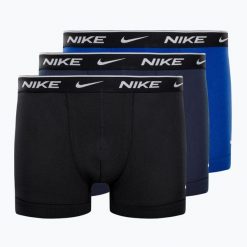 Bokserki męskie Nike Everyday Cotton Stretch Trunk 3 pary. Bokserki męskie Nike, bez wzorów, z bawełny. Za 149.99 zł.