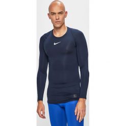 Nike - T-shirt. Niebieskie koszulki męskie z długim rękawem Nike, l, z dzianiny. Za 139.90 zł.
