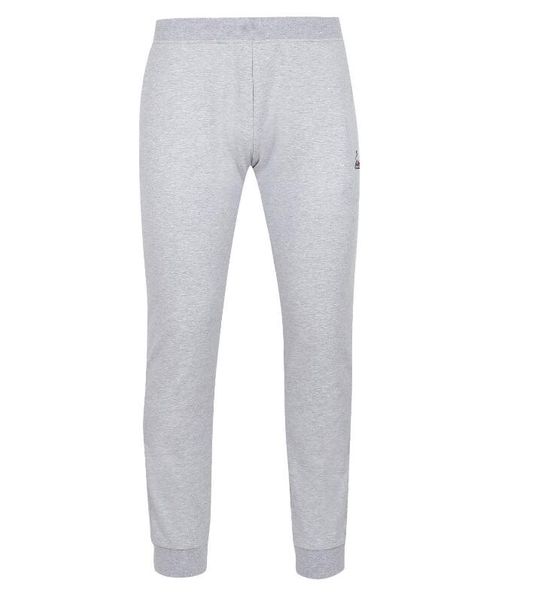 Spodnie tenisowe Le Coq Sportif ESS Pant Slim. Szare szorty męskie Le Coq Sportif, bez wzorów, z bawełny. Za 89.00 zł.