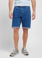 LEE MĘSKIE SPODNIE 5 POCKET SHORT LAZY RIVER 112349238 L73M016073. Szorty męskie Lee, bez wzorów. Za 169.99 zł.