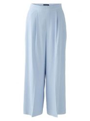 Oui Spodnie w kolorze błękitnym rozmiar: 36. Niebieskie spodnie materiałowe damskie Oui, bez wzorów, z materiału, z podwyższonym stanem. Za 173.99 zł.