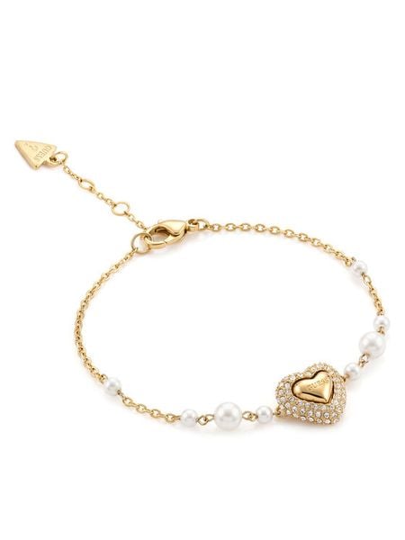 Guess Bransoletka JUBB06 009JW Złoty. Żółte bransoletki damskie Guess, metalowe. Za 231.99 zł.