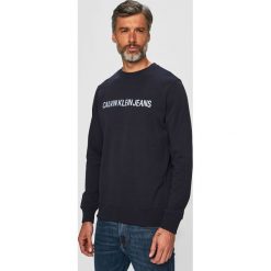 Calvin Klein Jeans - Bluza. Zielone bluzy bez kaptura męskie Calvin Klein Jeans, l, z bawełny. W wyprzedaży za 249.90 zł.