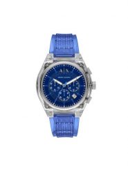 Armani Exchange Zegarek Rafael Chronograph AX4166 Niebieski. Niebieskie zegarki męskie Armani Exchange. Za 689.99 zł.