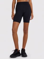 4F Legginsy sportowe w kolorze czarnym rozmiar: M. Czarne legginsy damskie 4f, m, bez wzorów, z materiału, z podwyższonym stanem, outdoorowe. Za 78.66 zł.