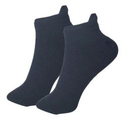 Skarpetki krótkie z wełny merino - 2 szt. Niebieskie skarpetki damskie WOOLONA, bez wzorów, z elastanu. Za 72.00 zł.