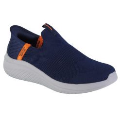 Buty sportowe Sneakersy damskie, Skechers Ultra Flex 3.0 - Smooth Step Slip-ins. Brązowe buty sportowe na co dzień damskie Skechers, bez wzorów, trekkingowe, Skechers Sport. Za 239.99 zł.
