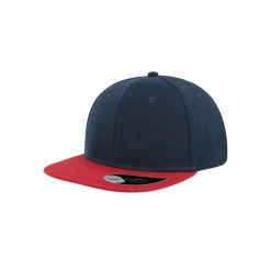 6panelowa Czapka Snap Back Flat Visor. Czarne czapki męskie ATLANTIS, bez wzorów, z tkaniny. Za 52.99 zł.