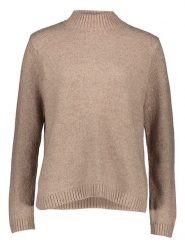 Street One Sweter w kolorze jasnobrązowym rozmiar: 34. Brązowe golfy damskie Street One, bez wzorów, bez ramiączek. Za 100.99 zł.