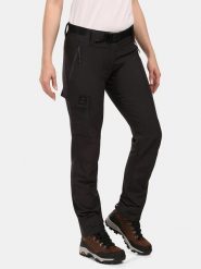 Kilpi Spodnie funkcyjne "Belvela" w kolorze czarnym rozmiar: 42. Czarne spodnie dresowe damskie Kilpi, bez wzorów, z materiału. Za 279.11 zł.