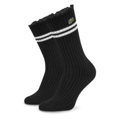 Skarpety długie Lacoste. Czarne skarpetki damskie Lacoste, bez wzorów. Za 109.99 zł.