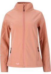 Softshell damski Whistler Covina. Niebieskie kurtki softshell damskie WHISTLER, bez wzorów, z elastanu, bez kaptura. Za 149.99 zł.