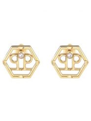 PHILIPP PLEIN Kolczyki Hexagon PJ2AA06EU Złoty. Żółte kolczyki damskie Philipp Plein, metalowe. Za 659.99 zł.