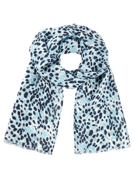 Olsen Szal w kolorze turkusowym rozmiar: onesize. Niebieskie szaliki i kominy damskie Olsen, bez wzorów, z materiału. Za 39.99 zł.