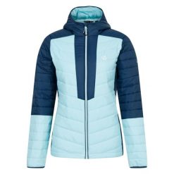 Kurtka Ocieplana Damska Lively. Niebieskie kurtki damskie Dare 2b, bez wzorów, z puchu, bez kaptura. Za 162.99 zł.