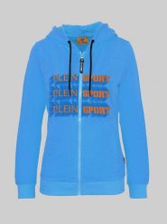 Plein Sport Bluza w kolorze błękitnym rozmiar: L. Niebieskie bluzy sportowe damskie Plein Sport, l, z bawełny. Za 276.71 zł.