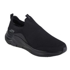 Buty sportowe Sneakersy męskie, Skechers Arch Fit-Ascension. Czarne buty sportowe na co dzień męskie Skechers, z gumy, bez zapięcia, trekkingowe. Za 349.99 zł.