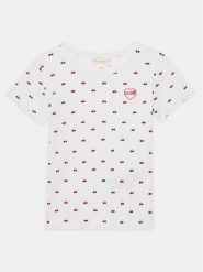 Guess T-Shirt K5GI19 KCSQ4 Czerwony Regular Fit. Czerwone koszulki dziewczęce Guess, z aplikacjami, z bawełny, bez ramiączek. Za 59.99 zł.