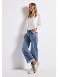 Street One Dżinsy - Regular fit - w kolorze niebieskim rozmiar: W33/L28. Niebieskie jeansy damskie Street One, z podwyższonym stanem. Za 153.71 zł.