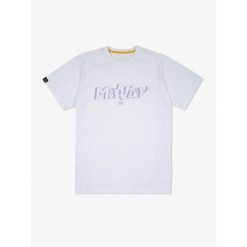 Koszulka sportowa MANTO Tag 24 z krótkim rękawem. Białe t-shirty sportowe męskie Manto, m, bez ramiączek. Za 52.99 zł.