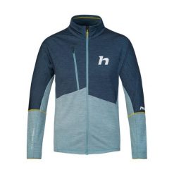 Bluza z pełnym zamkiem błyskawicznym Hannah Niro. Niebieskie bluzy z kapturem męskie Hannah, m, z polaru. Za 268.39 zł.