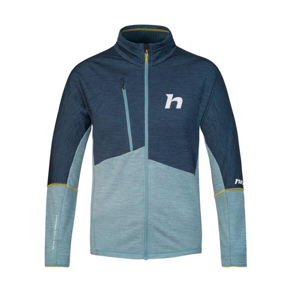 Bluza z pełnym zamkiem błyskawicznym Hannah Niro. Niebieskie bluzy z kapturem męskie Hannah, m, z polaru. Za 268.39 zł.