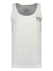 Geographical Norway Top "Jupette" w kolorze białym rozmiar: XL. Białe topy damskie Geographical Norway, xl, bez wzorów, z bawełny, bez kołnierzyka. Za 48.28 zł.